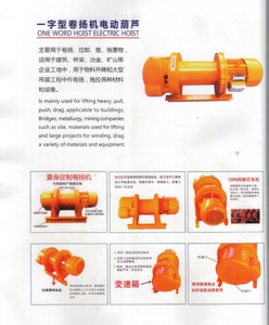 Heavy Duty One-Word Hoist Crane 1 Ton New 380V Metal Electric Hoist con Cable Sling Operación manual - Product Image 2