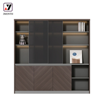 Bureau de direction moderne en bois de luxe, grand format en L, avec panneaux, matériau écologique E0