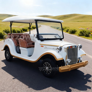 Vente directe du grand fabricant ZOWN, chariot électrique touristique classique, couleur personnalisée, 4 roues, pour événements de mariage - Product Image 3