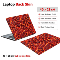 Film de protection pour ordinateur portable de grande taille 40*28CM, autocollant amovible sans résidus, décalcomanie pour ordinateur portable