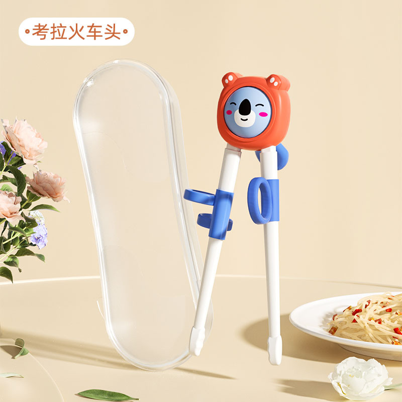 Single chopsticks with ring (color box packaging) red