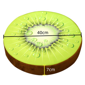 Décoration d'intérieur, <span class=keywords><strong>coussin</strong></span> rond en forme de fruit, imprimé numérique 3D, mignon, <span class=keywords><strong>orange</strong></span>, citron vert, pastèque, <span class=keywords><strong>canapé</strong></span>, chaise, sol, <span class=keywords><strong>canapé</strong></span> - Product Image 2