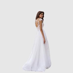Vestidos <span class=keywords><strong>de</strong></span> Noche Largos <span class=keywords><strong>de</strong></span> Encaje Blanco sin Mangas <span class=keywords><strong>para</strong></span> Bodas <span class=keywords><strong>de</strong></span> Verano, Moda - Product Image 2