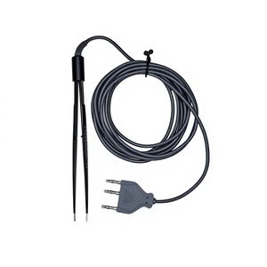 Pince chirurgicale vétérinaire monopolaire à mâchoires dentelées de 25 cm x 1,5 mm avec câble de 3 mètres, réutilisable et autoclavable pour chiens - Product Image 2