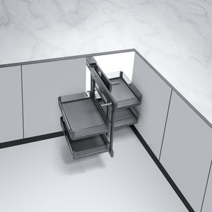 <span class=keywords><strong>Organizadores</strong></span> de Gabinetes de <span class=keywords><strong>Cocina</strong></span>, Cesta Esquinera Extraíble, Cesta Mágica para Esquina - Product Image 4