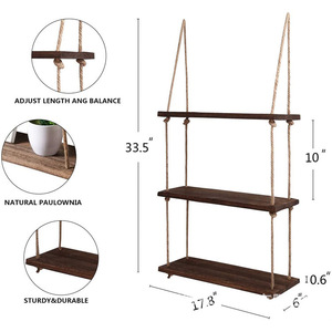 Étagère à plantes en bois, simple niveau, taille personnalisée, en bois massif, à fixer au mur, pour usage intérieur - Product Image 4