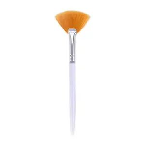 FYD Beauty Skin Care Facial Fan Brush for Chemical Peels Custom Logo Oem Cosmetic Make-up Clay Mask Fan Applicators Brush