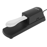 Electronic Keyboard Piano Damper Sustain Pedal, Quality Anti-slip Sustain Foot Switch with Sustain Pedal with Polarity Switch
