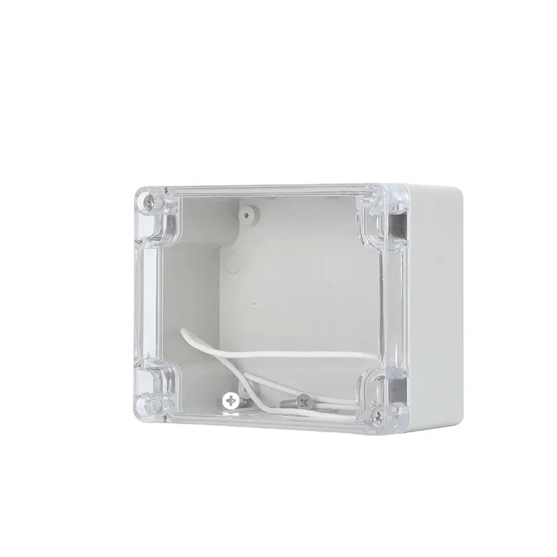 Waterproof ABS Plastic Enclosure Transparent electronics enclosure Junction Box PCB battery box 100x68x50mm