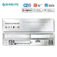 Moteur de rideau intelligent Zigbee Wifi à commande vocale via application, prix usine, 1.14/2.14/3.14/4.14/5.14/6.14m, pour la maison et le bureau