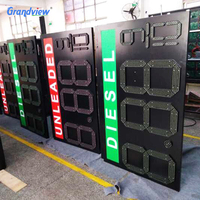 Panneau d'affichage LED pour station-service, éclairage de carburant, écran de prix LED extérieur