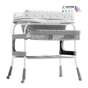 Nouvelle <span class=keywords><strong>table</strong></span> à <span class=keywords><strong>langer</strong></span> et baignoire <span class=keywords><strong>pliable</strong></span> 2-en-1 en plastique pour bébé, idéale pour le bain et les soins du nouveau-né - Product Image 4