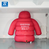 Réplique de veste gonflable publicitaire personnalisée géante pour événement de marque