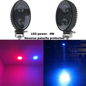 Luz de Seguridad a Prueba de Explosiones de Aluminio IP68 de 10V-80V con Haz de Luz Azul y Rojo - Product Image 2