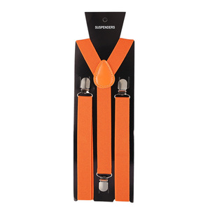 Bretelles/Bretelles unisexes pour hommes et femmes à la mode unies noires avec bretelles élégantes rouge marine bordeaux - Product Image 4