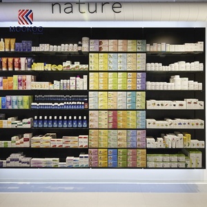 Bancone Cassa Personalizzato per Farmacia con Illuminazione LED, Struttura in Legno/Metallo - Product Image 6