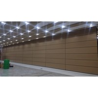 Cloison acoustique coulissante verticale mobile, panneaux pliants insonorisés rétractables automatiques, utilisation moderne pour les écoles et les hôpitaux