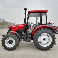 جرارات زراعية صغيرة رباعية الدفع رباعية الدفع 105HP للبيع ، محركات جرار متعدد الوظائف مع محرك Epa