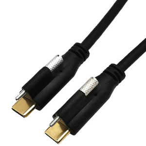 Mạ Vàng Loại-C để Loại C 10Gbps 5A nhanh sạc cáp dữ liệu với khóa vít - Product Image 2