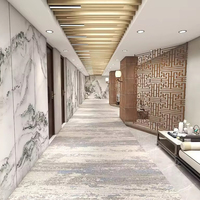 Personnalisé de haute qualité épais 5 étoiles hôtel tapis de luxe mur à mur Axminster tapis pour chambre tapis de lobby