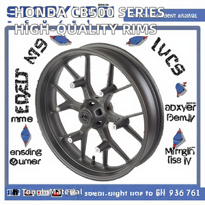 Llantas Delanteras Inferiores de Aluminio de Alta Calidad para Motocicletas CB400X <span class=keywords><strong>CB500F</strong></span> CBR500R 2013-2018, Repuesto Premium Modudu para Carrocería Trasera - Product Image 2