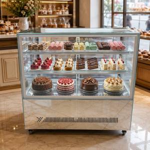 Vitrina Refrigerada Profesional para Pasteles con Iluminación LED para Exhibición de Pasteles de Boda y <span class=keywords><strong>Cumpleaños</strong></span> - Product Image 5