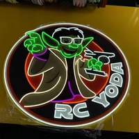 Enseigne néon LED personnalisable avec prise AC/DC pour l'éclairage publicitaire des bâtiments, bureaux, mariages, magasins, maisons, voitures, hôtels, hôpitaux