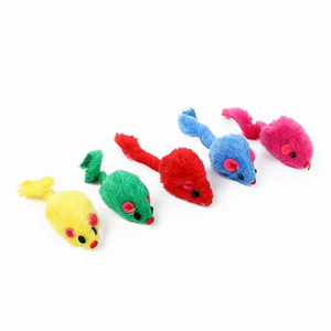Jouets interactifs pour chats à prix d'usine, petite souris de chasse pour chat, jouets à plumes colorées, jouets à mâcher pour chiens ou chats - Product Image 5