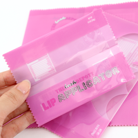 Sachet en plastique pour échantillon cosmétique Mini sac d'emballage plat personnalisé à 3 joints latéraux pour petites entreprises
