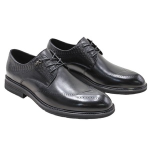 Zapatos Formales de Negocios de Cuero Genuino para Hombre, Modernos y de Verano, Zapatos Derby con Grabados, de Primera Calidad, de Piel de Vacuno - Product Image 4