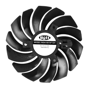 100mm Frameloze DC Ventilator met 2-kogel/FDB lager, plastic DC centrifugaal ventilator voor aquacultuur controller 100x100x15mm - Product Image 2