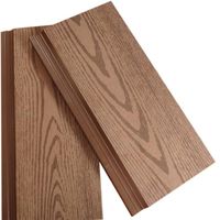 Panneau mural décoratif imperméable et ignifuge, panneaux muraux en WPC en bois pour l'extérieur