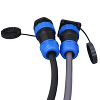 Connecteurs circulaires d'aviation RealRun SP29 en plastique, fiches et prises droites et à angle droit, 2-26 broches, câbles IP68, testés 500V 1500V