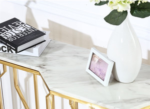 Consolle Dorata per <span class=keywords><strong>Ingresso</strong></span> e Corridoio, Arredamento Moderno di Lusso per Soggiorno, Entrata e Hall d'Albergo - Product Image 6