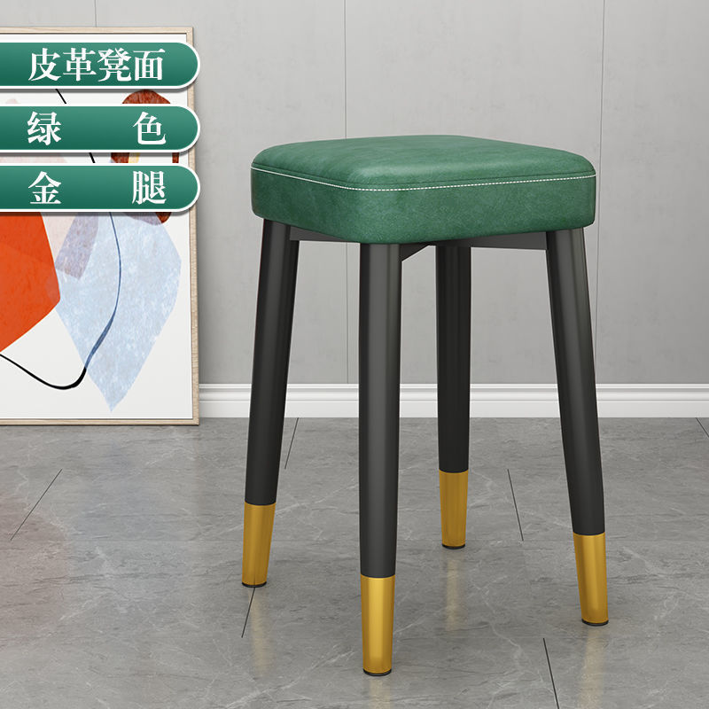 Latex version (thickened black and gold legs) Green leather
