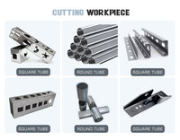 Máquina de Corte Láser de Fibra Industrial para Tubos, Cortadora CNC de Tubos Metálicos para Tubos de Acero Inoxidable y Acero al Carbono de Pared Gruesa, Venta al por Mayor de Fábrica