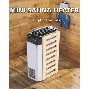 Modernes 2-Personen-Saunaraumzubehör Mini-Sauna heizung 3.6KW Trocken dampf Elektrischer Sauna ofen Fichte Computer Control Panel - Product Image 2