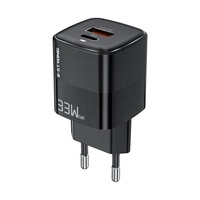 Chargeur USB-C rapide mini 33W double port, charge rapide, prise EU 2 broches pour usage quotidien