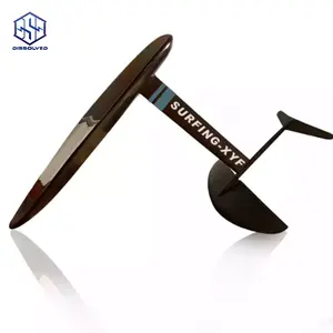 Tấm Giấy Bạc Sợi Carbon Wakesurf Màu Đen Tấm Ván Đứng SUP Ván Lướt Sóng Hydrofoil