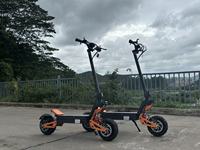 Trottinette électrique à double moteur 2500W, batterie lithium 52V 26Ah, en alliage d'aluminium, pliable, étanche, intelligente