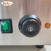 VNTKITCHEN VNT-AK-V3 Bain-marie en acier inoxydable 201 à 3 bacs 1500W 110V/220-240V Chauffe-plats de buffet 85-100°C Température automatique