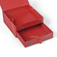 Boîte cadeau de luxe personnalisée, emballage cadeau haut de gamme, boîte pliable magnétique recyclable à 2 couches