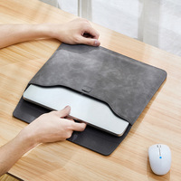 Housse multifonction 3 en 1 pour ordinateur portable Housse en cuir PU Housse pour ordinateur portable Sac pour Macbook Air