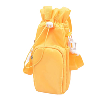 600D Polyester isolé bouteille d'eau sac de transport téléphone poche Sport de plein air isotherme refroidisseur tasse couvre