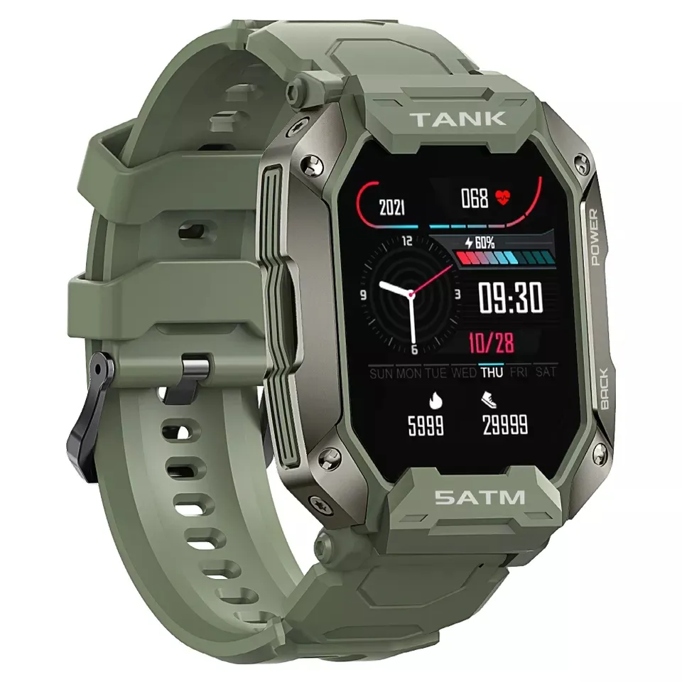 2023 Original Factory fashion IP68 waterproof tank m1 Blood Oxygen Pressure Sleep tracking smart watch sports watch for men