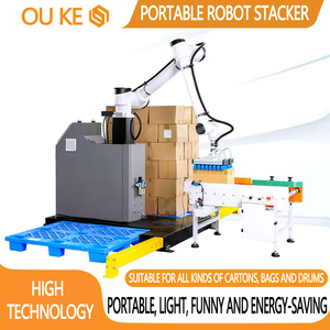 Điện tự động <span class=keywords><strong>palletizing</strong></span> <span class=keywords><strong>Robot</strong></span> điều kiện mới giấy đóng bao máy cho nhà máy hộp carton Túi palletizer lõi động cơ - Product Image 6