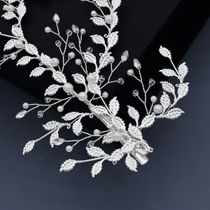 Bonne qualité Huanxing miallo nouvelle perle épingle à cheveux <span class=keywords><strong>Japon</strong></span> et Corée du Sud mori cheveux accessoires à la main clip latéral vacances <span class=keywords><strong>voyage</strong></span> tirer mariée weddin - Product Image 4