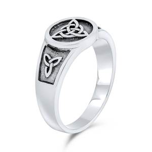 <span class=keywords><strong>Bague</strong></span> vintage en <span class=keywords><strong>argent</strong></span> Sterling, 13 modèles, signe celtique Antique, cadeau d'anniversaire pour <span class=keywords><strong>homme</strong></span> - Product Image 4