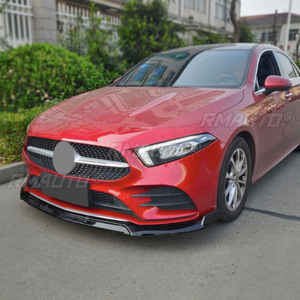 Front Bumper Lip Chin Accessories Splitter Tuning Body Kit Spoiler Trim Facelift for Mercedes Benz a Class W177 V177 2019-2023 - Product Image 5