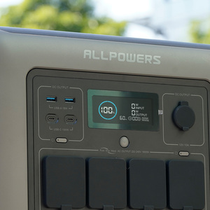 <span class=keywords><strong>ALLPOWERS</strong></span> Générateurs solaires d'urgence 1800W Lifepo4 Station d'alimentation portable rechargeable à usage domestique pour le camping en plein air - Product Image 5